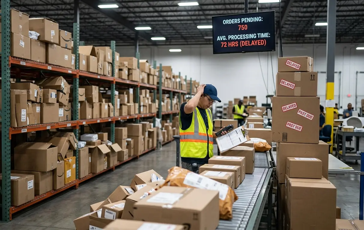Delayed Order Processing and Fulfillment